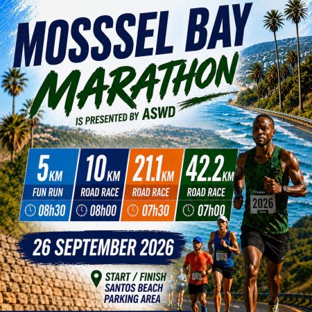 mossel bay marathon poster 2026